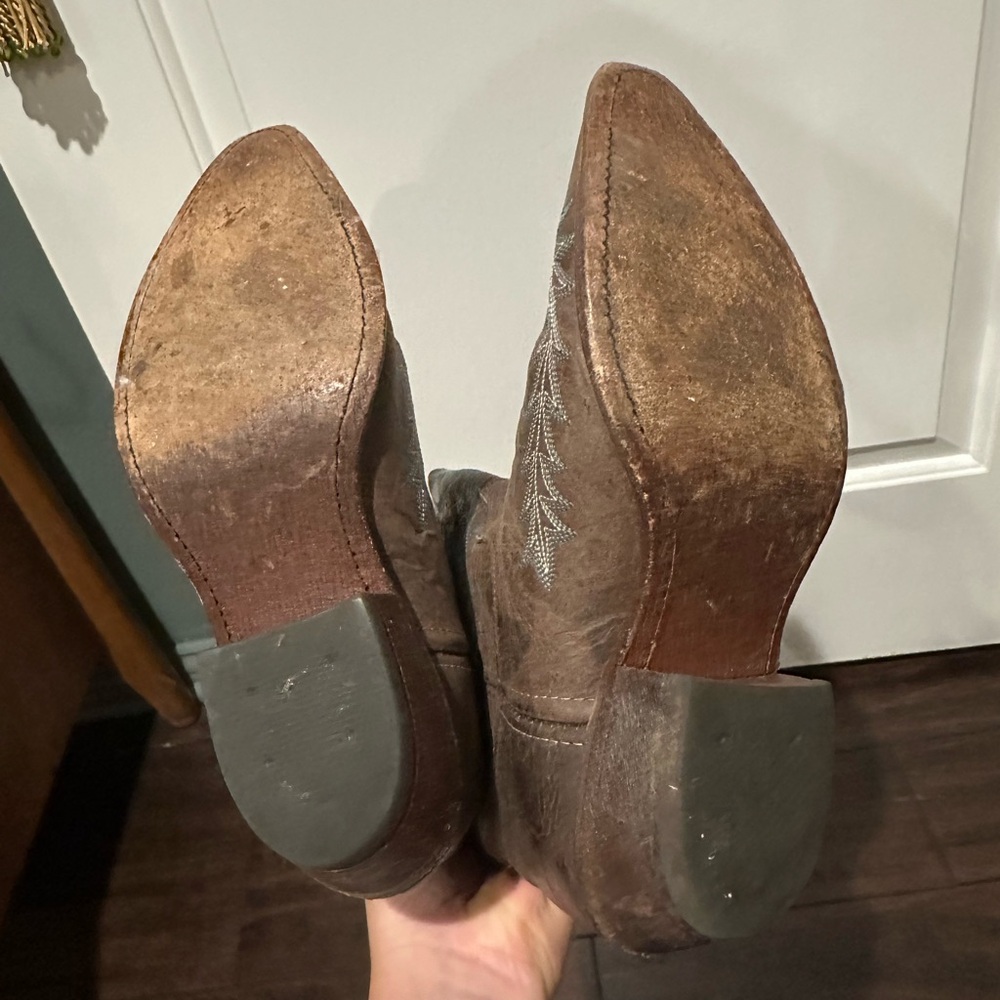 Justin Boots Cowgirl Boots - 7.5 - Picture 4 of 5
